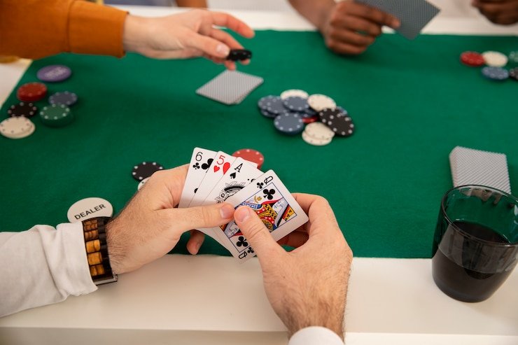 Dasbor permainan dengan pasar sepak bola dan opsi meja live dealer